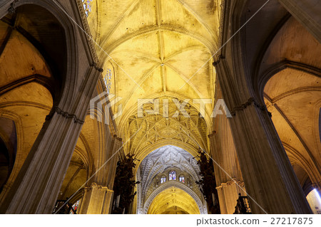Interior Cathedral of Seville -- Andalusia, Spain 27217875