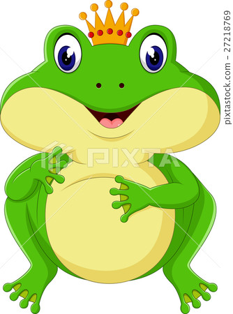Cartoon cute frog 27218769