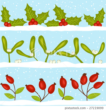 Christmas seamless pattern with snow Christmas seamless pattern with snow 27219099