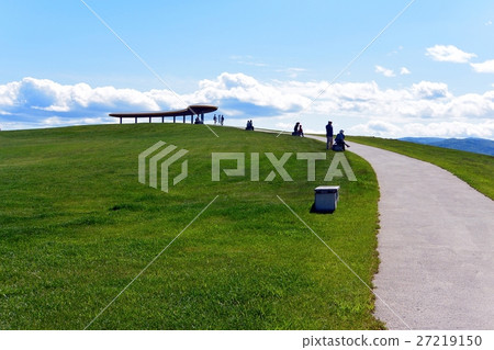 Green hills and roads Green hills and roads 27219150
