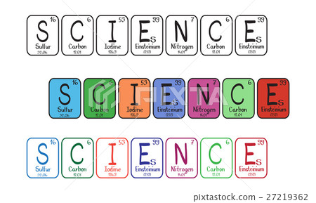 Periodic table elements - science buttons Periodic table elements - science buttons 27219362