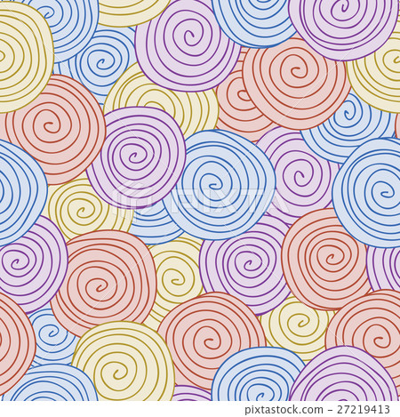 Abstract seamless background, spiral pattern Abstract seamless background, spiral pattern 27219413