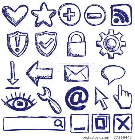 Set of nternet web icons Set of nternet web icons 27219443