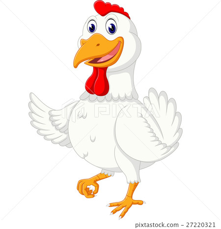 illustration of cute chicken cartoon 27220321