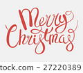 Merry Christmas lettering 27220389