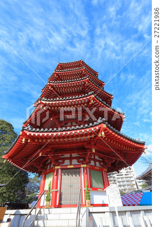Kawasaki Daigaku octagonal five-storied pagoda 27221986
