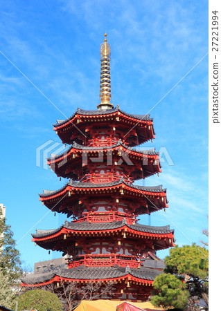 Kawasaki Daigaku octagonal five-storied pagoda 27221994