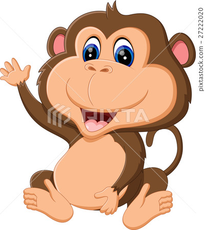 illustration of Cartoon monkey 27222020