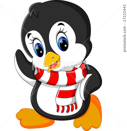 illustration of cute penguin cartoon 27222441