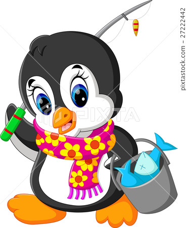 illustration of cute penguin cartoon 27222442