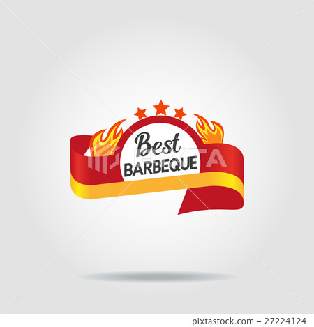 BBQ badge icon isolated  27224124