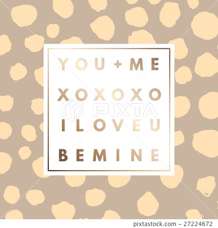 Romantic logo in frame 27224672