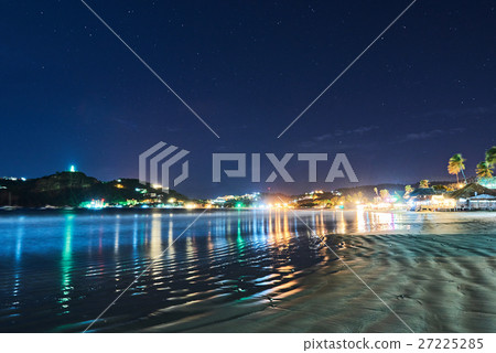 sea bay at night sea bay at night 27225285