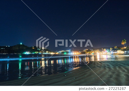 san juan del sur bay at night san juan del sur bay at night 27225287