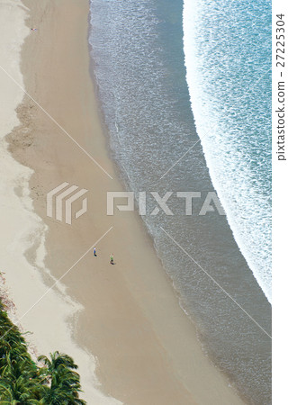 Ariel view on beach Ariel view on beach 27225304