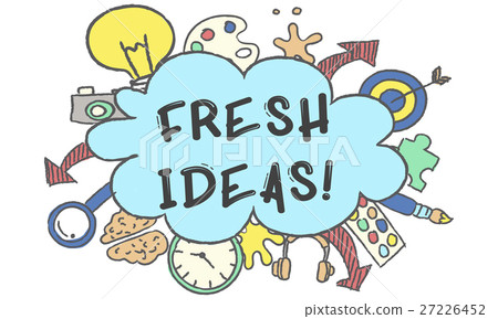 Creativity Ideas Design Thought Bubble Icon Concept 27226452
