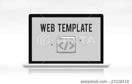 Web Development Symbol Icon Concept Web Development Symbol Icon Concept 27226519