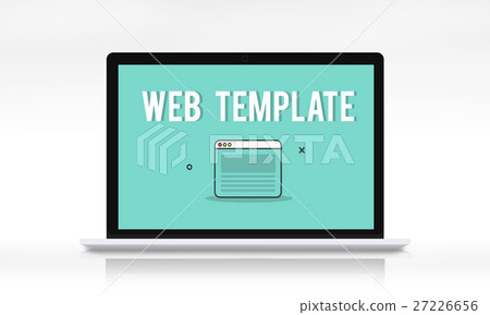 Web Design Template Graphic Concept 27226656
