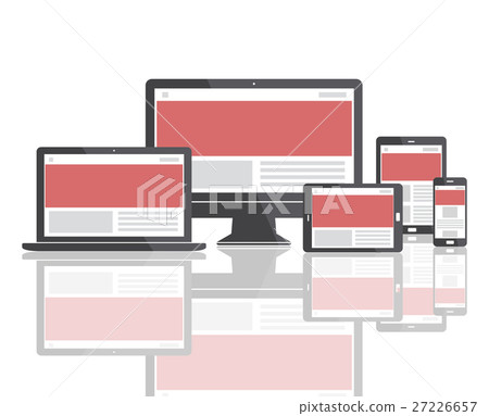 Web Design Template Copy Space Concept 27226657