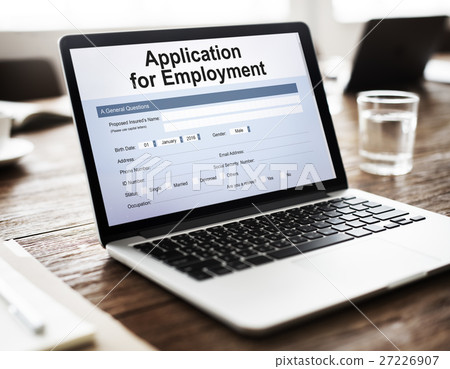 Application Form Employment Document Concept 27226907