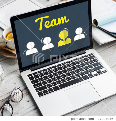 Partnership Corporate Team Leader Font Concept 27227056