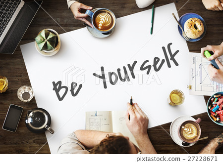 Be Brave Positive Change Concept 27228671