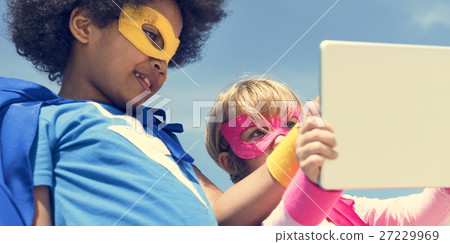 Children Childhood Super Hero Concept Children Childhood Super Hero Concept 27229969