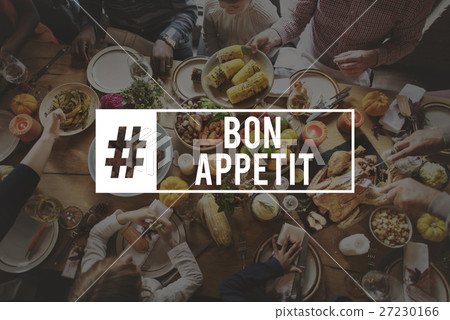 Bon Appetit Happiness Season Greeting Bon Appetit Happiness Season Greeting 27230166