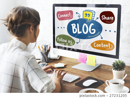 Blog Share Follow us Concept 27231205