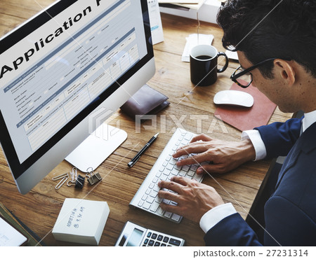 Application Form Document Filling Concept 27231314
