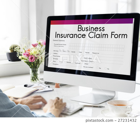 Business Insurance Claim Form Document Concept 27231432