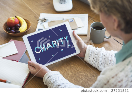 Charity Volunteer Helping Nonprofit Concept 27231821