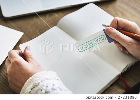 Approved Guarantee Brand Label Concept Approved Guarantee Brand Label Concept 27231886