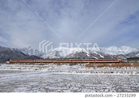Hiroshima Line Hakuba winter winter iron color 189 series Hiroshima Line Hakuba winter winter iron color 189 series 27233299