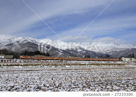 廣島線白馬冬冬鐵色189系列 27233300