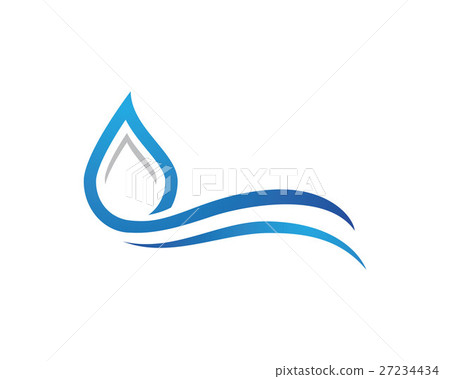 Water wave Logo Template Water wave Logo Template 27234434