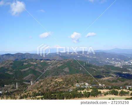 Mt. Fuji and sky view from Mt. Omuro, Izukogen 27235250