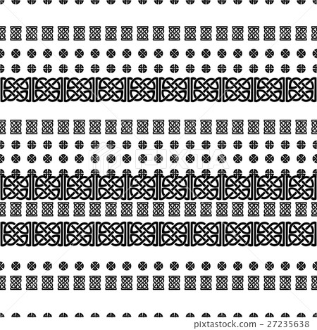 Celtic knot seamless pattern Celtic knot seamless pattern 27235638