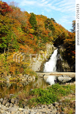 Hakodate Falls in the early autumn Hakodate Falls in the early autumn 27236173