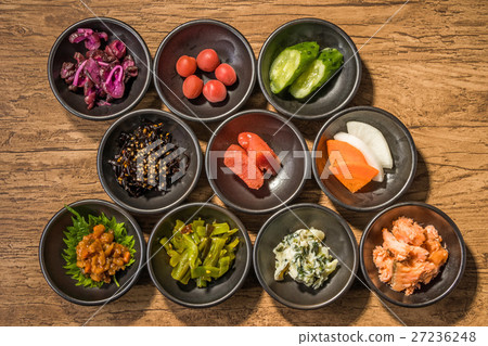 米飯配菜套米飯的許多配菜日本 27236248