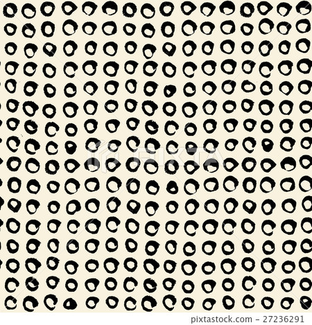 Seamless pattern with small circles hand painted Seamless pattern with small circles hand painted 27236291