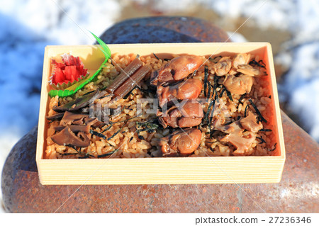 Delicious oyster rice box lunch 27236346
