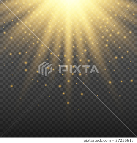 Gold glowing light burst explosion on transparent Gold glowing light burst explosion on transparent 27236613