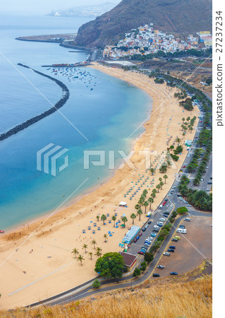 view on Teresitas beach near Santa Cruz,Tenerife 27237234