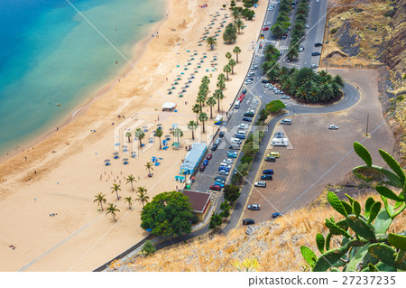view on Teresitas beach near Santa Cruz,Tenerife 27237235