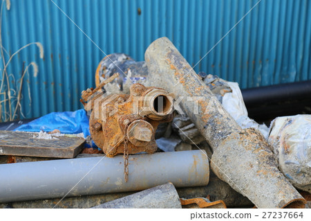 Iron scrap industrial waste 27237664