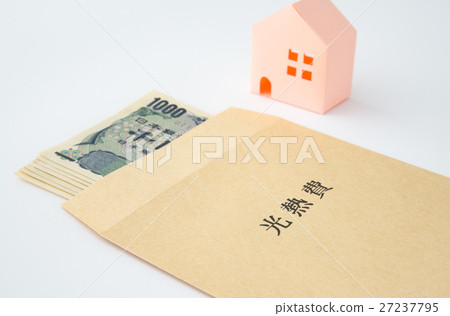 光熱費用信封茶信封支出家用紙工藝 27237795