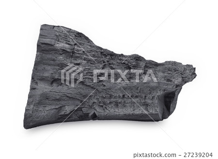 charcoal isolated on white background charcoal isolated on white background 27239204