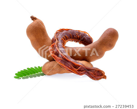 Sweet tamarind isolated on white background 27239453