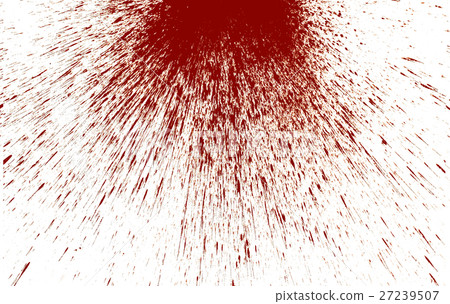 Blood splashed on white background Blood splashed on white background 27239507